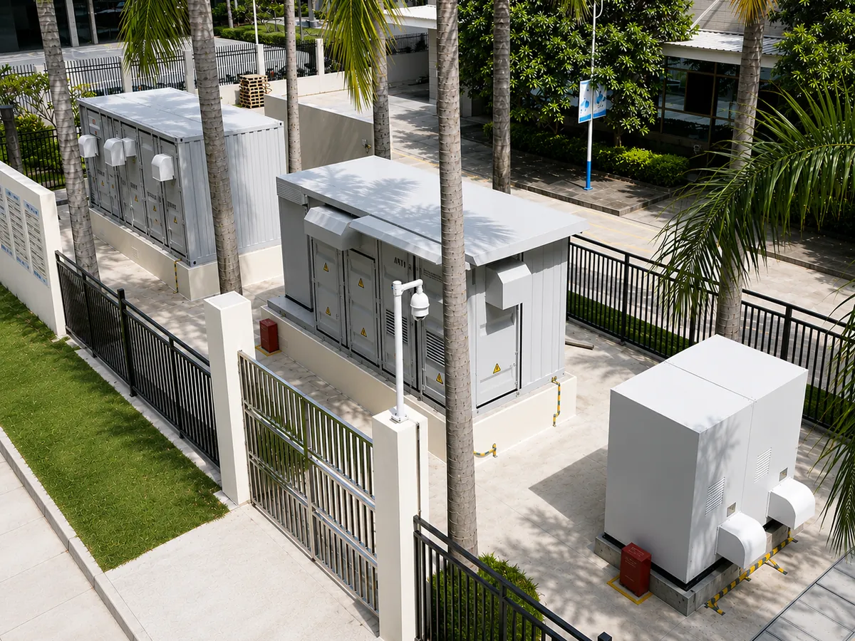Gabinetes de almacenamiento en jardín de instalación comercial